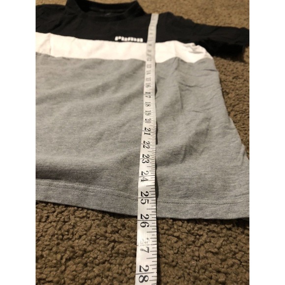 Puma Boys XL Cotton T Shirt Casual Striped R2 - Picture 6 of 7